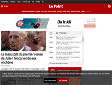 Tablet Screenshot of lepoint.fr